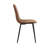 Ergonomic Upholstered Dining Chair with Metal Legs, Set of 6-384739023