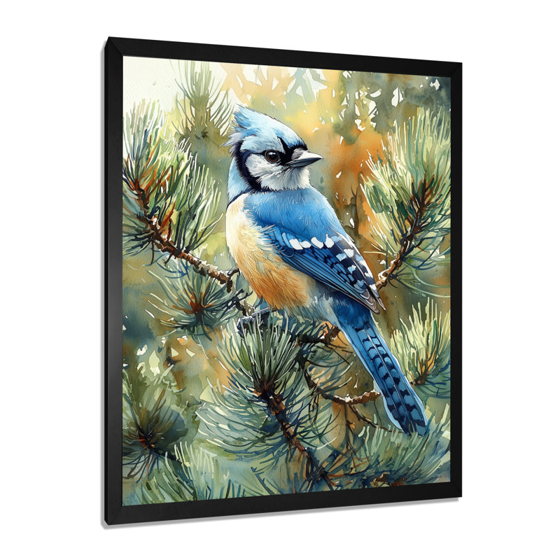Glynn - Animals Wall Art Prints, Black, 20" H x 12" W, Single Picture Framed Print