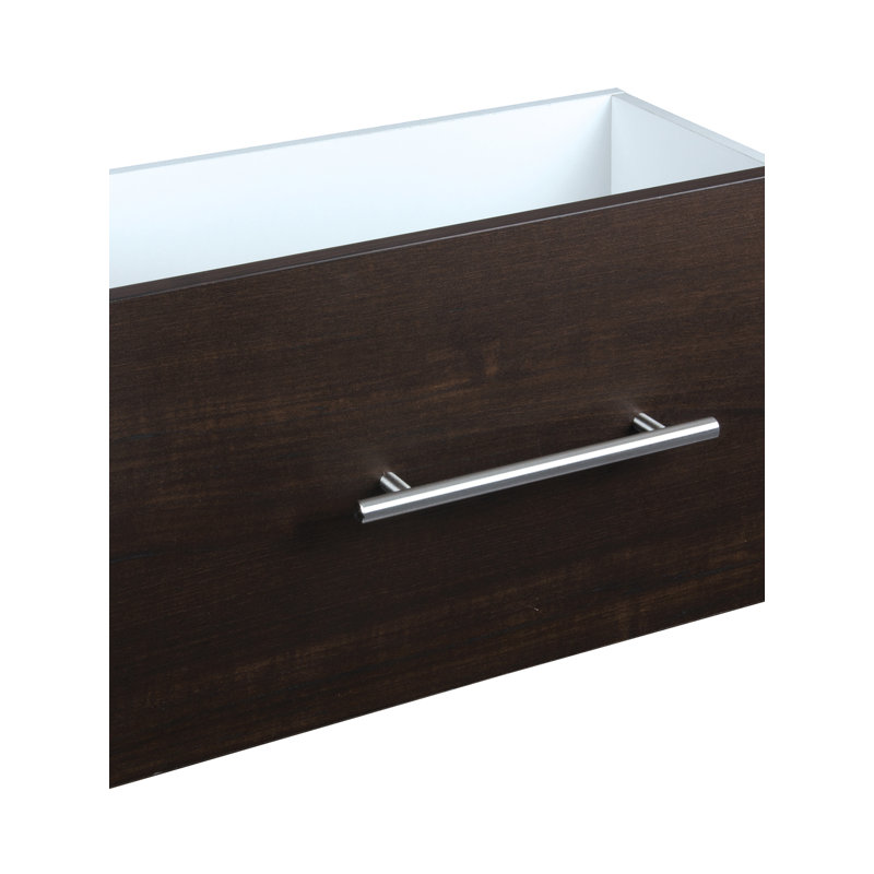 Tiroir moderne l 24,75 po SuiteSymphony, Brun minuit
