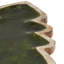 Holiday Serveware 14" MANGO WOOD W/ ENAMEL CHRISTMAS TREE