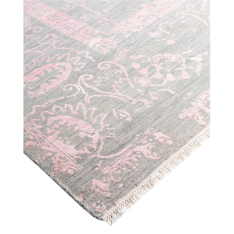 Overdyed One-of-a-Kind 9' 1" x 12' 1" Hand Knotted Area Rug