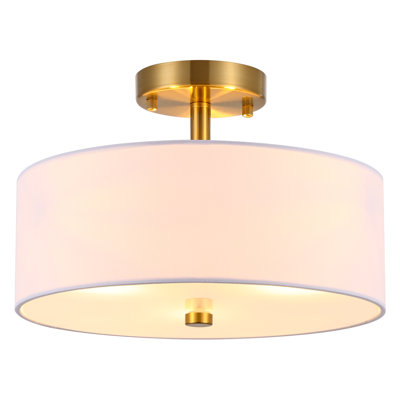 Silk Semi Flush Mount