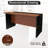 63" Modern Kitchen Island With Marble-Look Surface - LED Lights, Grille Design, Dining & Living Room Island-1553069994