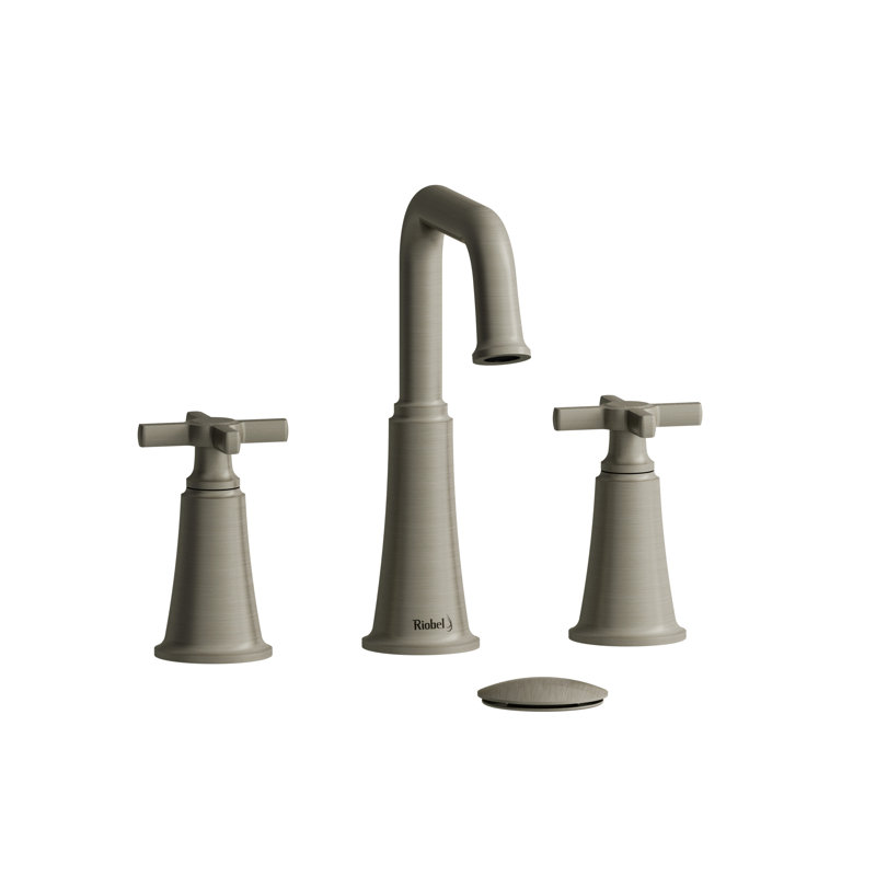 Momenti™ Widespread Bathroom Faucet with Drain Assembly, Brushed Nickel
