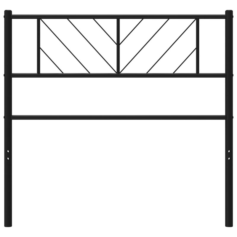 Montiara Headboard, Black, 90 x 105 cm