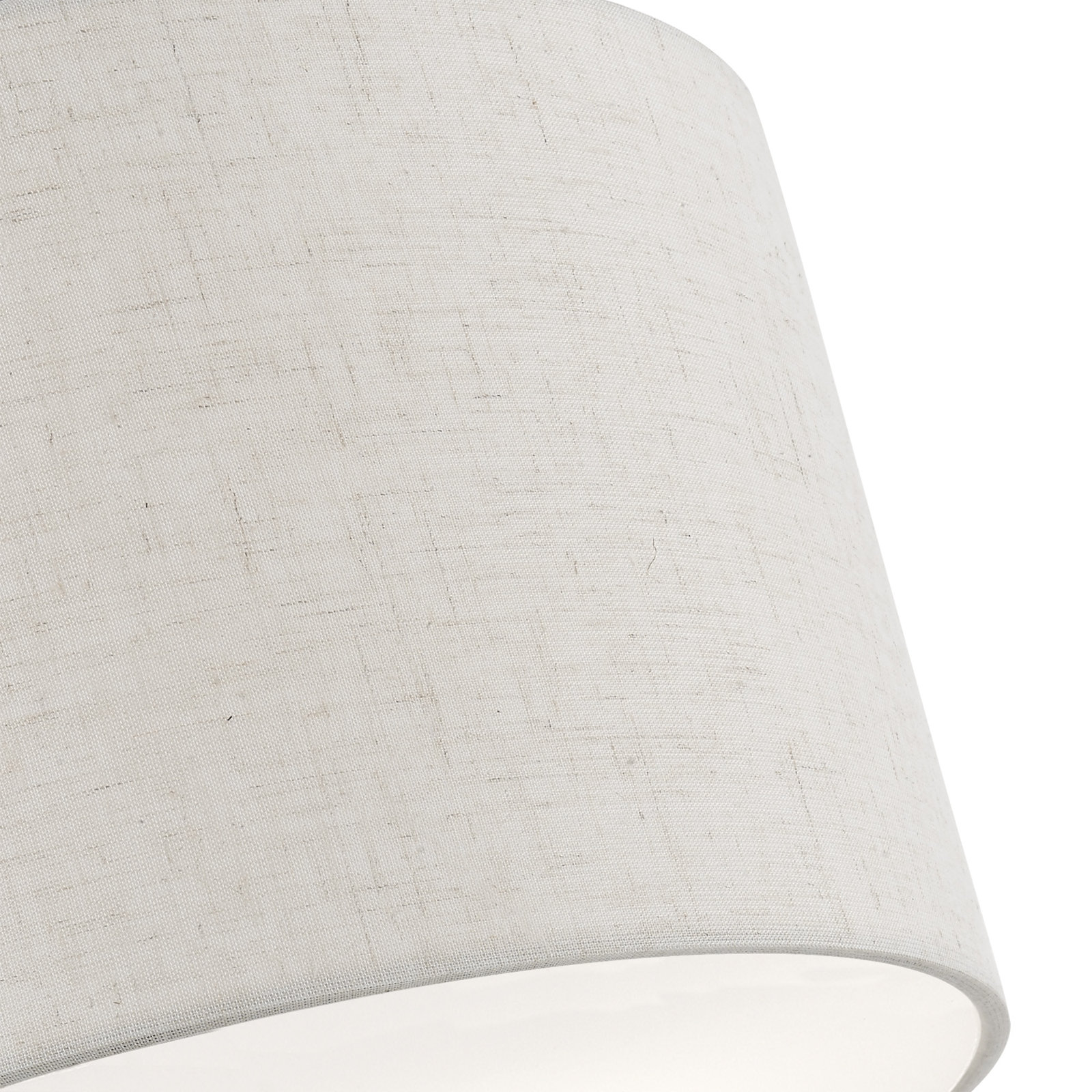 Flaire 3-Light Semi Flush Mount, Brushed Nickel, 7.5" H x 13" W x 13" D
