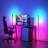Horvatt 55'' LED Torchiere Minimalism 55" LED Corner Floor Lamp-2121280266