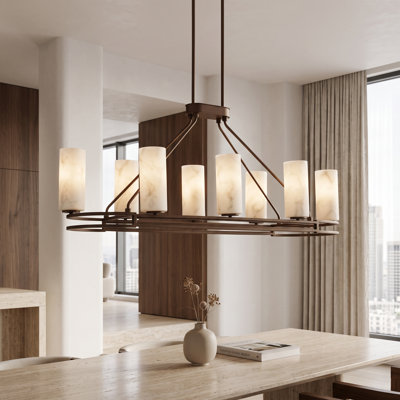 Aurelia 8-Light Linear Island Chandelier