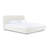 Erick - Modern Ivory Fabric Upholstered Bed-985635227