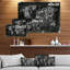 Carte du monde - impression sur toile-53768041-53768042