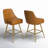 Pavlik Upholstered Counter Stool with Metal Frame-1952532863