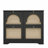 Mid-Century Shoe Storage Cabinet With 4 Flip Drawers, Elegant Entryway Organizer With 4 Rattan Doors, Freestanding With 2 Silvery Hooks-879165443