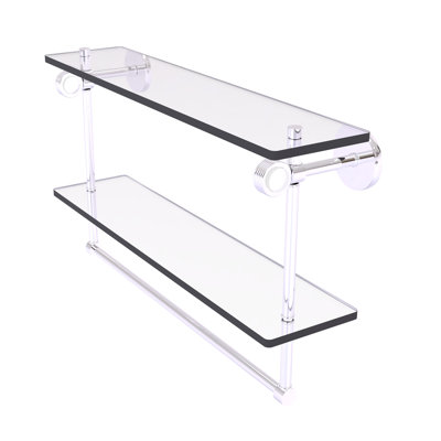 Tablette murale double verre Margolis