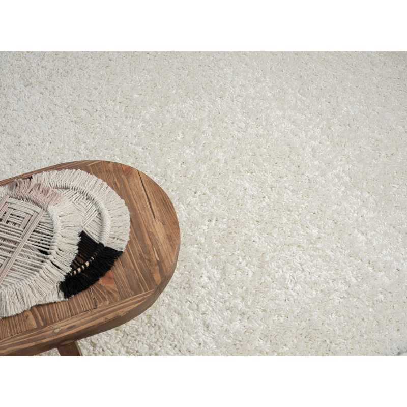 Shaggy Lush cream  Rug, Rectangle 120 x 180cm