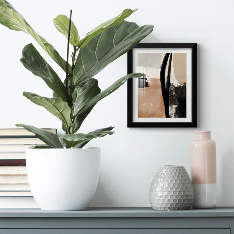 Arrangement sélectif I - impression encadrée, Noir, H 28,5 po x l 20,5 po