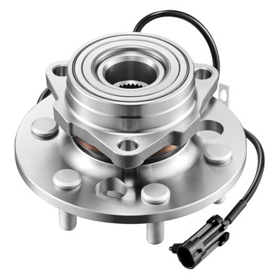2PCS Front Wheel Bearing & Hub Assembly Fit for 1999-2000 Cadillac Escalade 1995-1999 Chevrolet Tahoe GMC Yukon K1500 Suburban OEM 515024, 6 Lugs with ABS Sensor, Wheel Bearing Hub Assembly Set