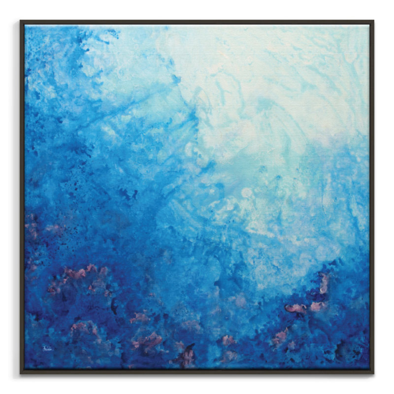 Above The Reef by Jennifer Webb - Wrapped Canvas Print, Black