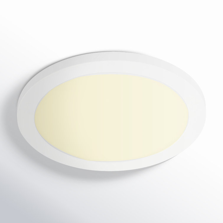 Naima Single Light Acrylic LED Flush Mount