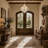Gisbelle 5 - Light Wood Dimmable Geometric Chandelier-935737607