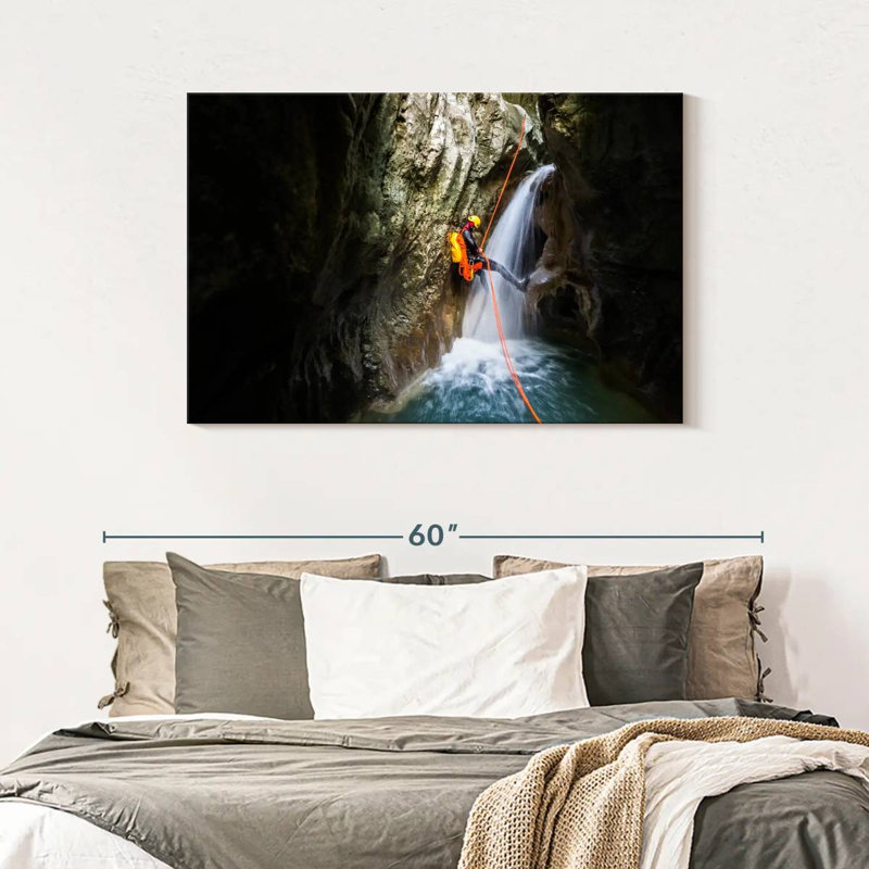 Sireci Waterfall Rappelling, 30'' H x 45'' W