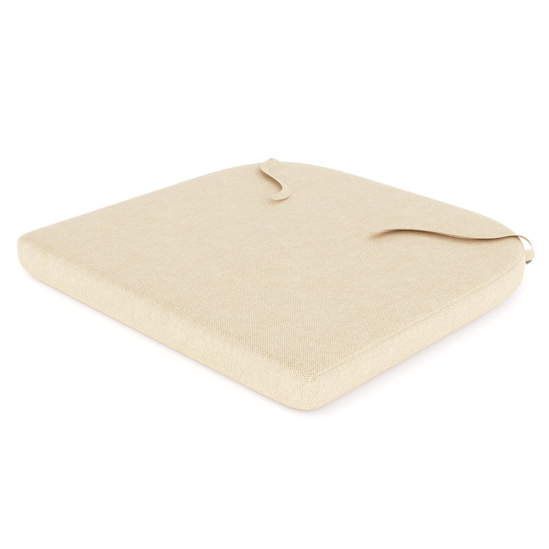 Dining ChairSeat Pad Replacement Cushion – 17.5L x 18.5W x 2D, Canvas Canvas Sunbrella® Canvas