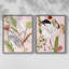 Birds in Motion V-Premium, reproduction encadrée - prête à être accrochée - aucun clou requis - aucun clou requis-174019501-174019515