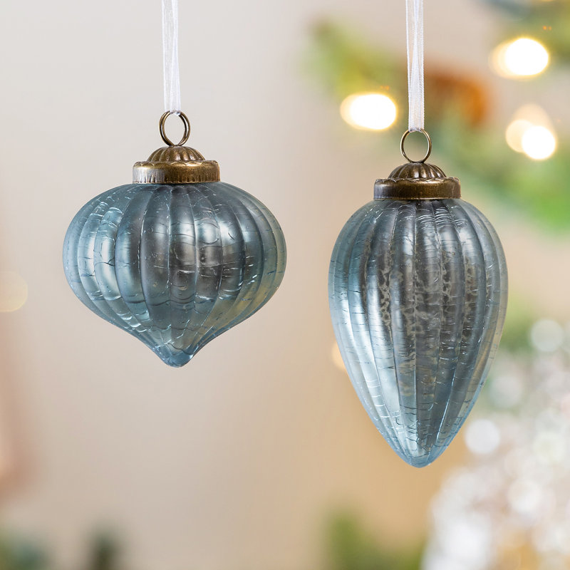 4'' Glass Finial Ornament