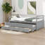 Lit simple avec lit gigogne et 3 tiroirs de rangement Betterton-1034681160