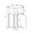 3-Tier End Side Table/Nightstand with Door(2-Pack)