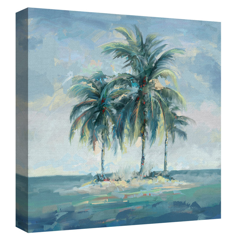" Isle of Dreams " Painting, 30" H x 30" W x 1.5" D