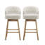 Tabouret de bar en similicuir pivotant de 30,25 po Farmington-120536294-129460735