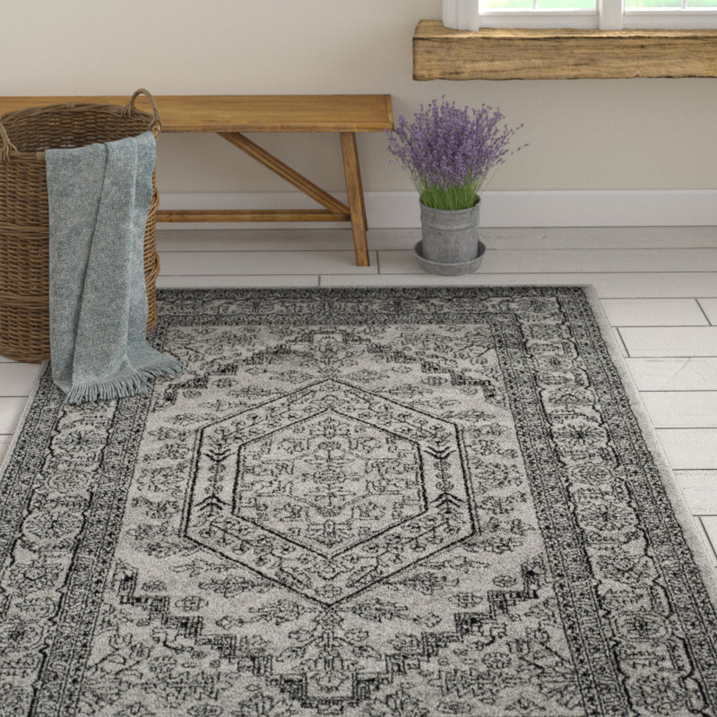 Amedee Performance Oriental Rug, Rectangle 4' x 6'