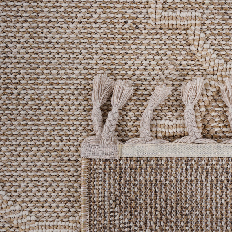 Collection Trellis Indoor/Outdoor Area Rug, Rectangle 5'3" x 7'6"