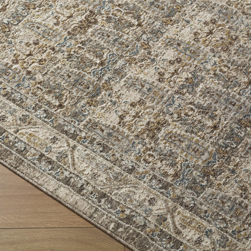 Farshad Machine Woven Area Rug, Gray/Taupe/Charcoal, Rectangle 10' x 13'11"