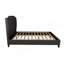 Mobilier de chambre à coucher tête de lit tapissier capitonné noir-807768167-807768162