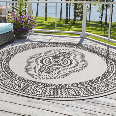 Tapis intérieur / extérieur en plastique polypropylène tissé à la machine Abtract