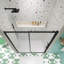 Porte de douche à ouverture coulissante de 50 à 54 po x H 72 po avec porte en verre trempé de 1/4 po