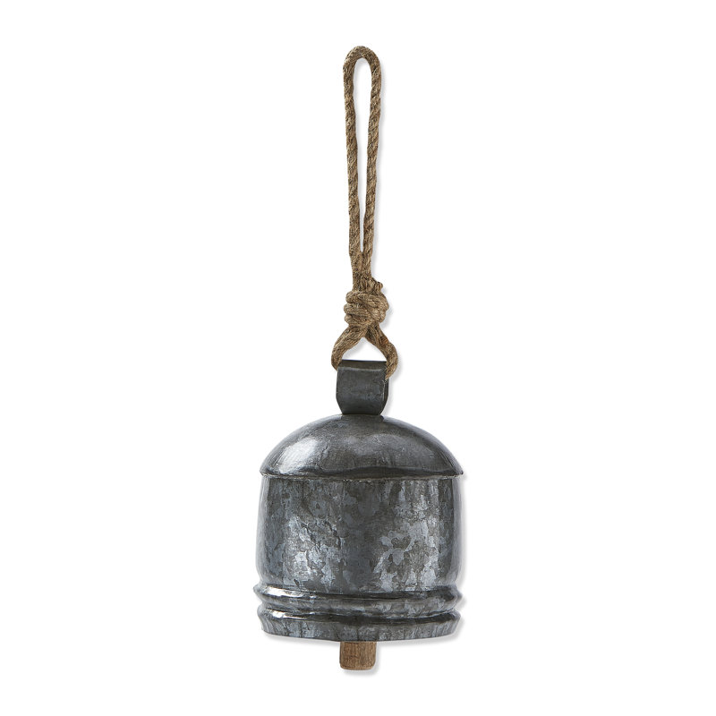 Cloche artisanale classique argentée, Gris