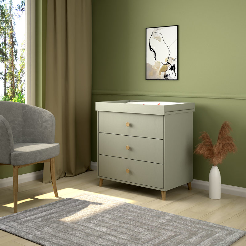 Changing Dresser  Kids 890 Grey, Gray