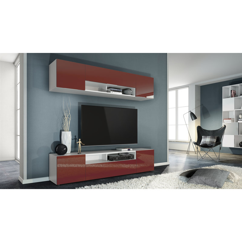 Mcalpine TV Stand, Bordeaux