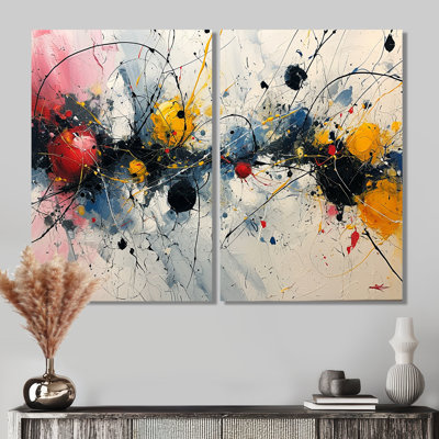 Abstrait vagues abstraites, art mural moderne noir