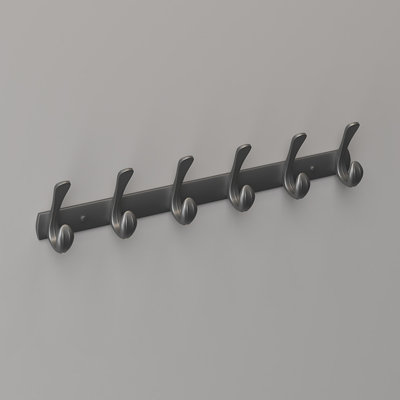 Wall Mount Coat Rack With Hooks
