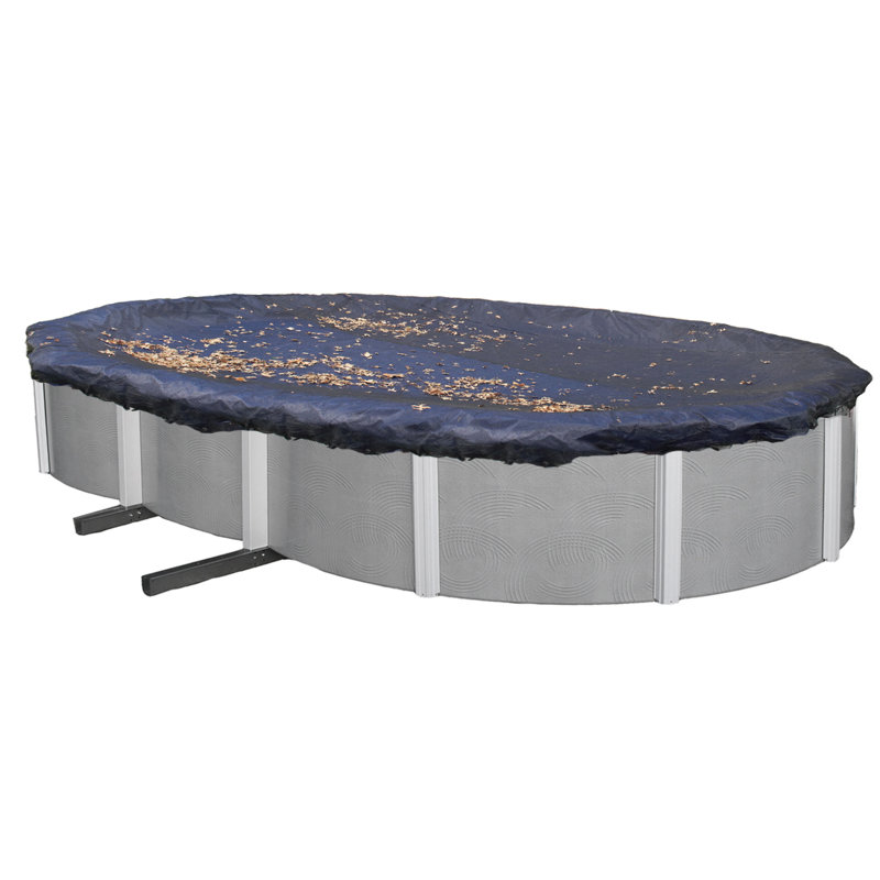Couverture de piscine ovale 8 ans, 16 pi x 32 pi