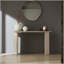 Console de 55,25 po à motif de faux marbre - design moderne