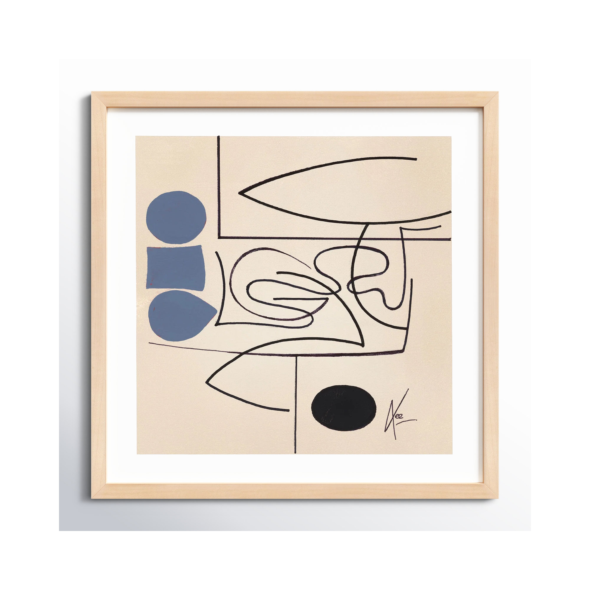 Reflection 2 by Lee Lessem, 36" H x 36" W x 1.25" D, Brown