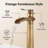 Waterfall Single Handle Single Hole Tall Spout Bathroom Vessel Sink Faucet With Pop-Up Drain Assembly In-115707350