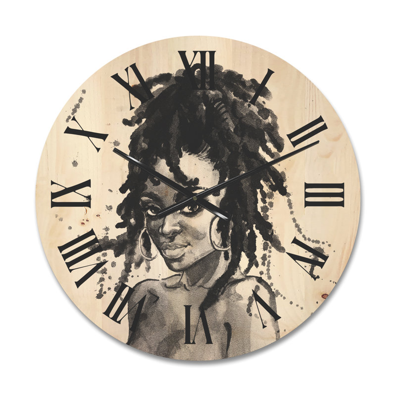 Horloge murale en bois, Moyen