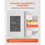 Thermostat programmable 7 jours pour affichage TFT de pompe de chauffage par le sol