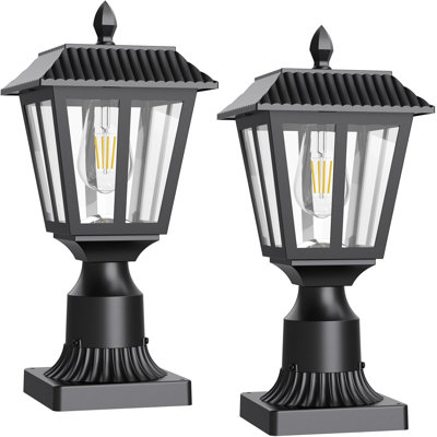 Paquet de 2 lumières solaires 6000K Dusk to Dawn
