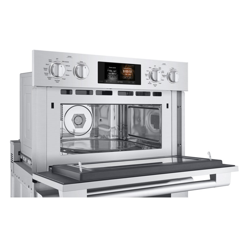 30-Inch Double Wall Oven With Steam-Combi